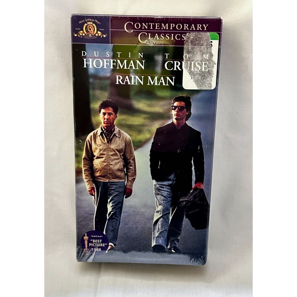 NEW & SEALED Rain Man - VHS - Tom Cruise - Dustin Hoffman - Best Picture 1988